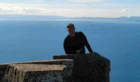 Matthew on summit of Bishop & Clerk