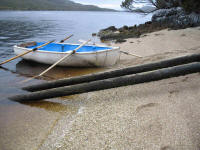 Boat and ramp at Farrell Point