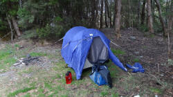 Campsite at Lake Plimsoll