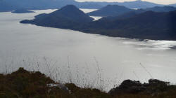 Location of Old Lake Pedder