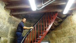 Climbing Cape Wickham Lighthouse