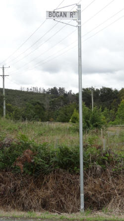 Bogan Road Sign