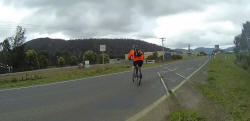 Crossing the Tasman Highway