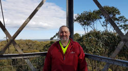 Matthew on top of Gloucester Tree