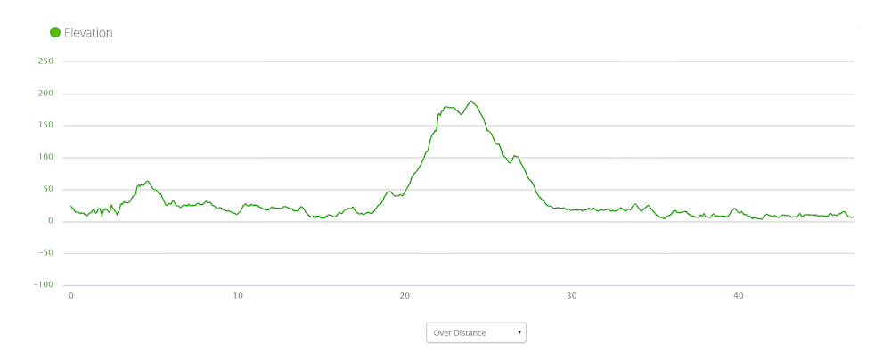 Elevation Bicheno to Swansea