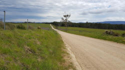 On Gravel Road to St Helens