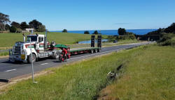 Truck Passing Tony near Lillico