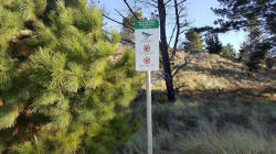 Sign at Sandy Point