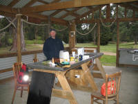 Camp kitchen at Southport