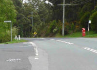 Toiling up Huon Road