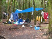 Campsite at New Harbour