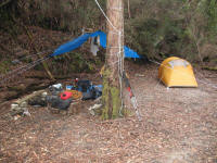 Campsite at Ketchem Bay
