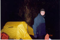 Tony at South Picton Saddle Campsite